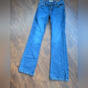 Wrangler Retro Mid Rise Bootcut Jeans Women Size 1 X 32 Blue